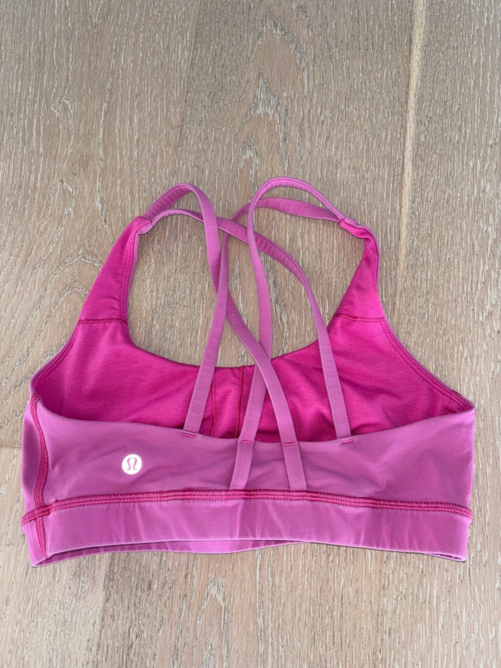 lululemon athletica Strappy Pink Sports Bra - Fuchsia & Light Pink